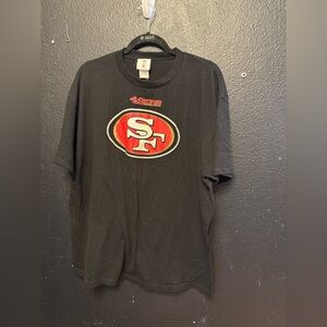 NFL Black and Red 49ers Kaepernick Short Sleeve Tee Size XL